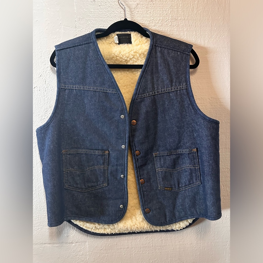 Sears Roebucks Vintage Sherpa Vest